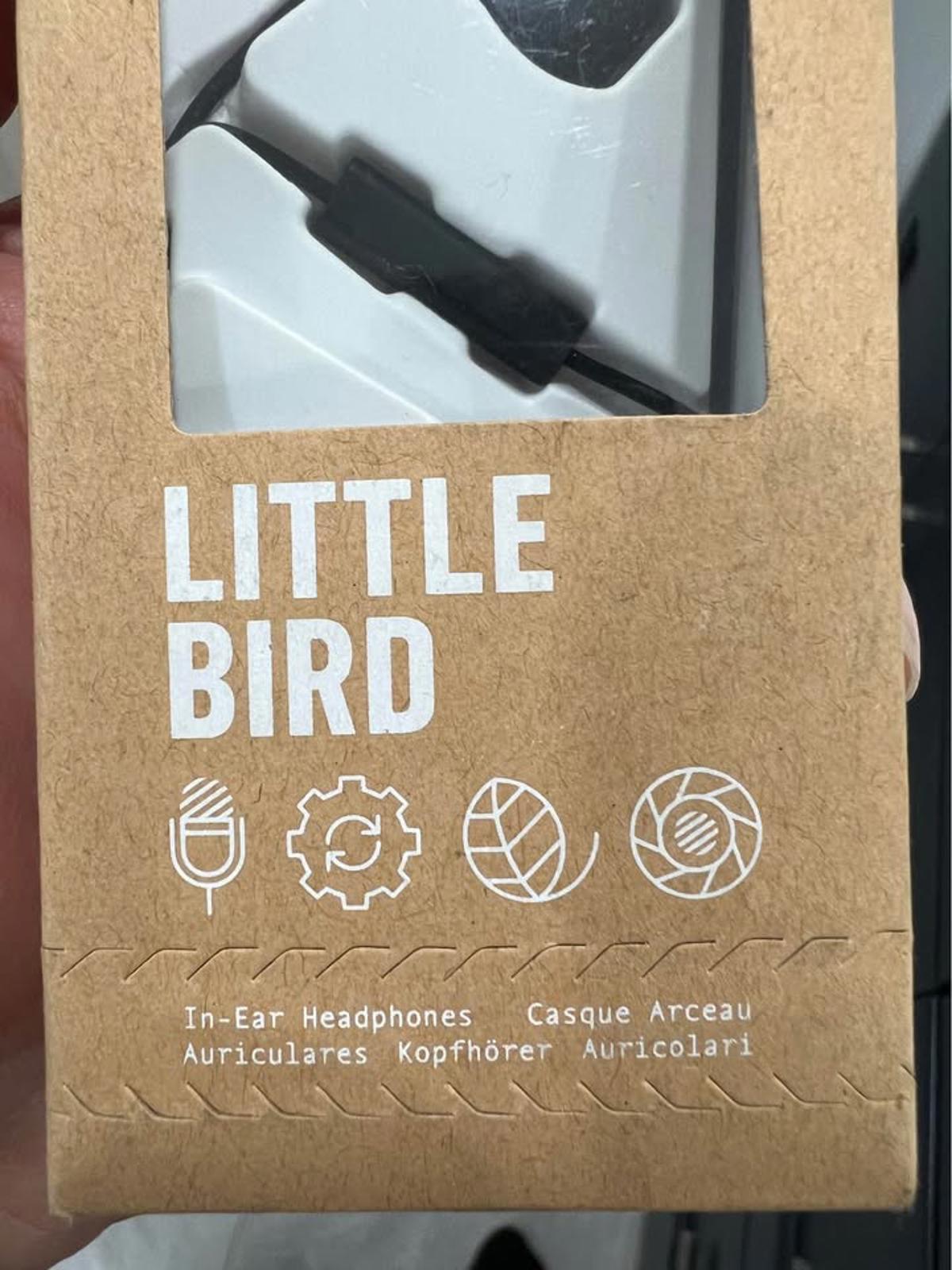 MARLEY Little Bird In Ear Earbuds headphones w Mic. color Black EMJE61BK