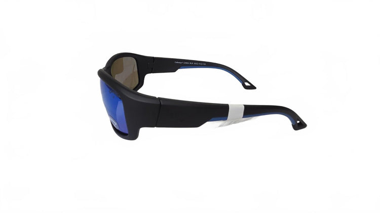 Lunettes de soleil Callaway CA 804 noires/bleues 60-14-135, monture intégrale enveloppante