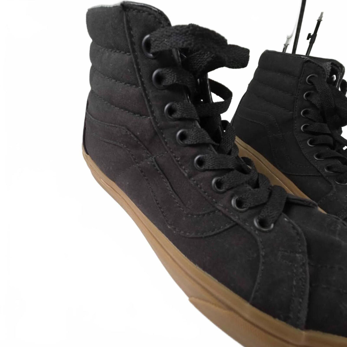 Vans Black High-Top shoe Sneakers Unisex Men's 8.5 Gum Sole