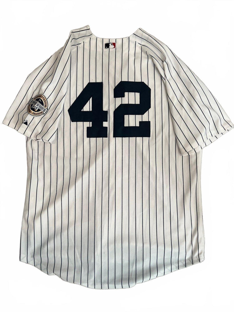Majestic Athletic New York MLB Yankees Mariano Rivera #42 Pinstripe Jersey 3XL