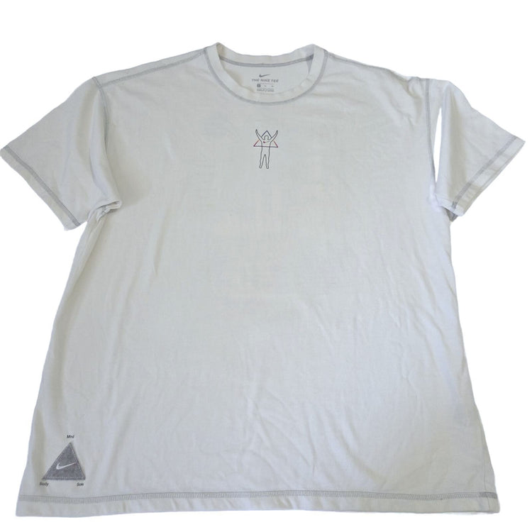 T-shirt Nike Mind Body Soul blanc taille XL