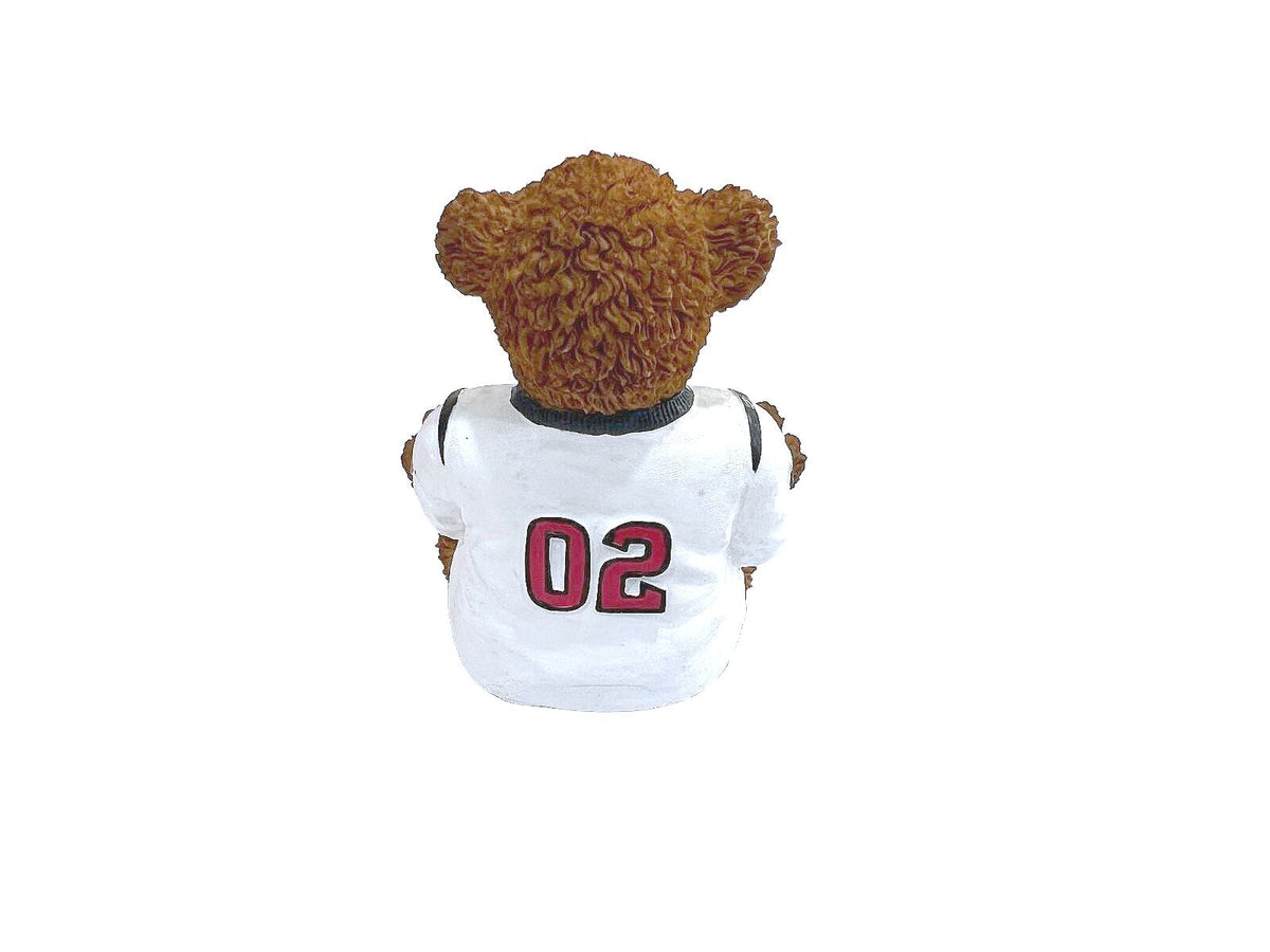 Elby Vintage  Powerplay Teddies NFL Bear Figurine with Box - Houston Texans