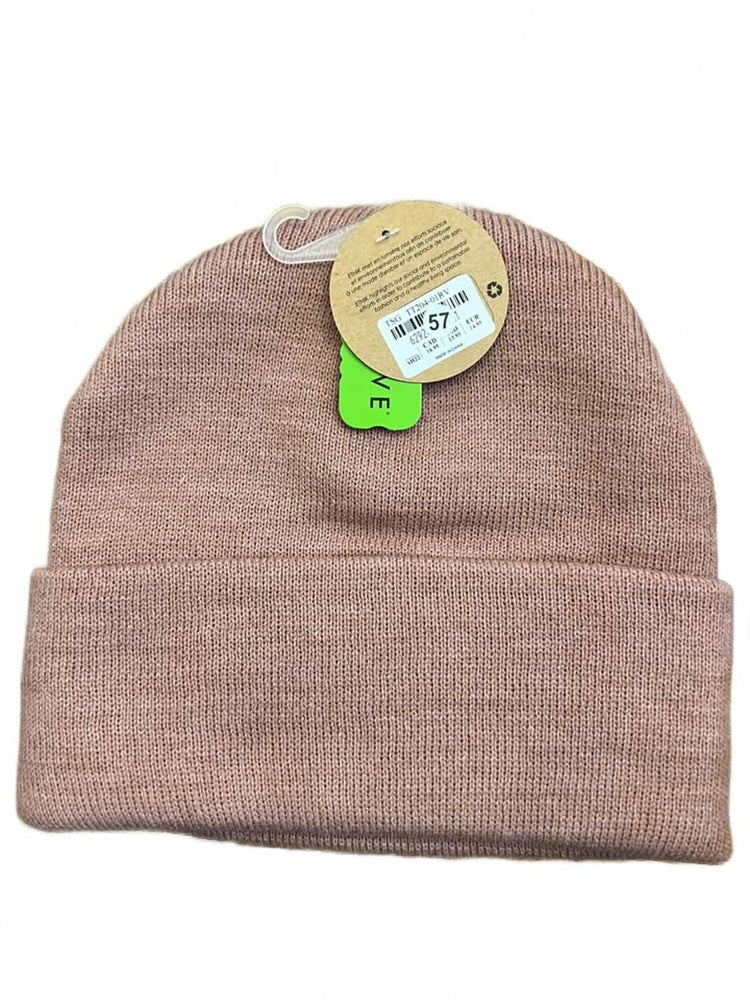 Bonnet en maille Ethik rose