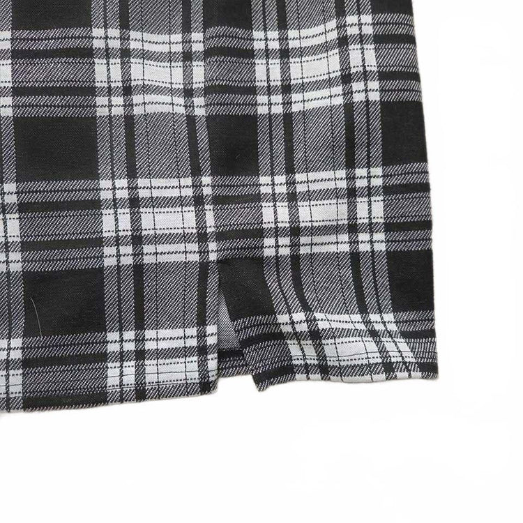 Mini-robe à carreaux noire et blanche Forever 21, taille XL