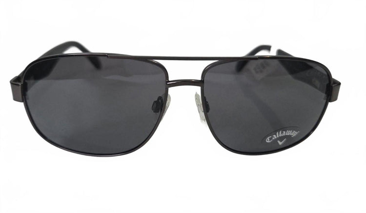 Callaway CA811 GUN Aviator Black Sunglasses 59-14-145
