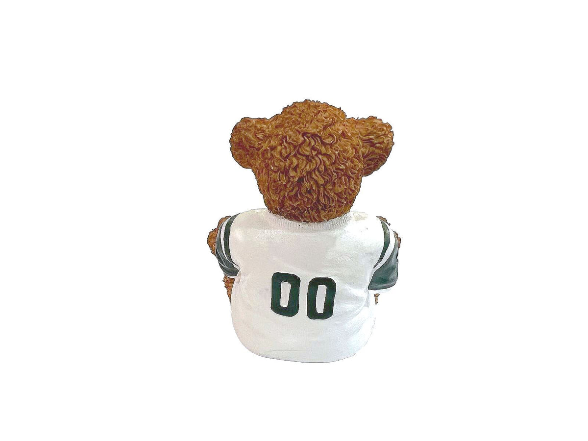 Elby Vintage  Powerplay Teddies NFL Bear Figurine with Box - New York Jets